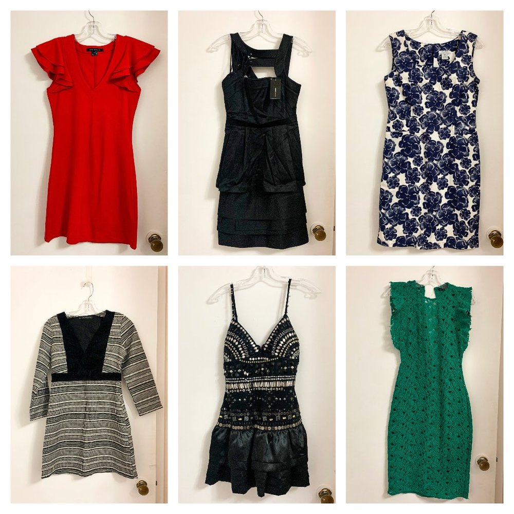 Women's dress lot of 17 - size S - Bcbg, Tory Burch, Kate Spade